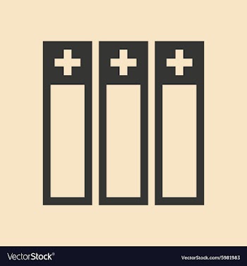 Flat in black and white mobile application medical vector image