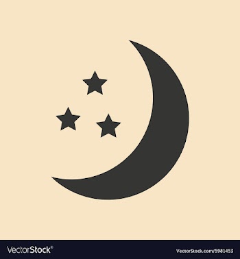Flat in black and white mobile application month vector image