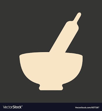 Flat in black and white mobile application mortar vector image