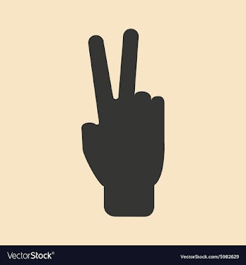 Flat in black and white mobile application peace vector image