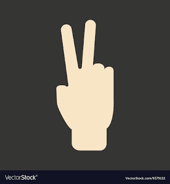 Flat in black and white mobile application peace vector image
