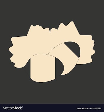 Flat in black and white mobile application pine vector image