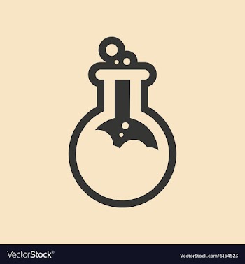 Flat in black and white mobile application potion vector image