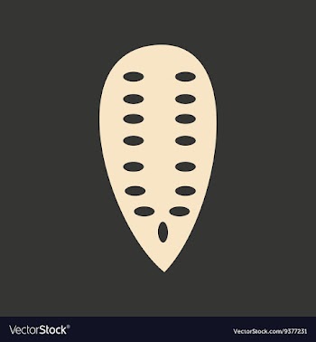 Flat in black and white mobile application Pumpkin vector image