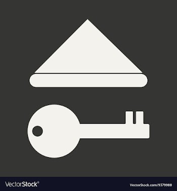 Flat in black and white mobile application roof vector image