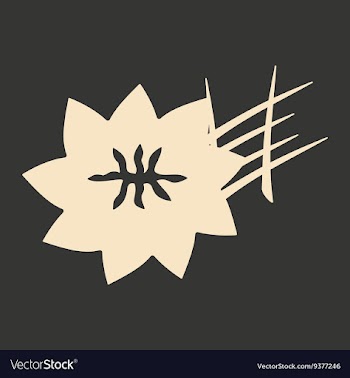 Flat in black and white mobile application saffron vector image
