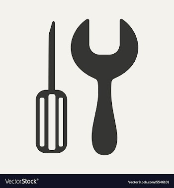 Flat in black and white mobile application setting vector image