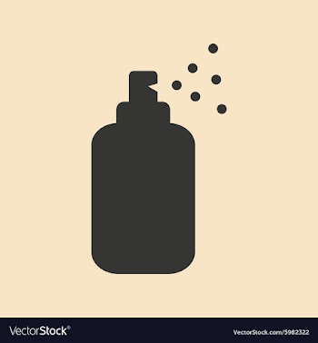 Flat in black and white mobile application shampoo vector image