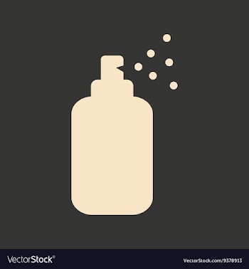 Flat in black and white mobile application shampoo vector image