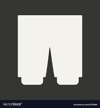 Flat in black and white mobile application shorts vector image