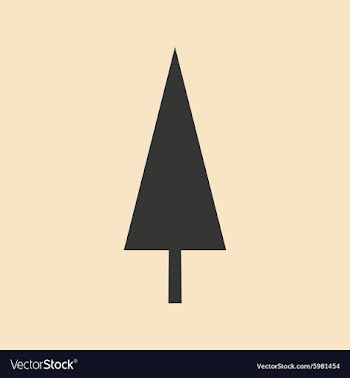 Flat in black and white mobile application spruce vector image