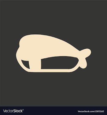 Flat in black and white mobile application sushi vector image