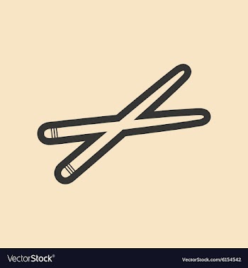 Flat in black and white mobile application sushi vector image