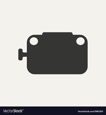 Flat in black and white mobile application toaster vector image