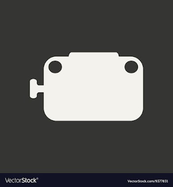 Flat in black and white mobile application toaster vector image