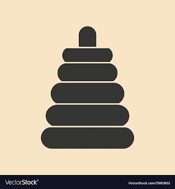 Flat in black and white mobile application toy vector image
