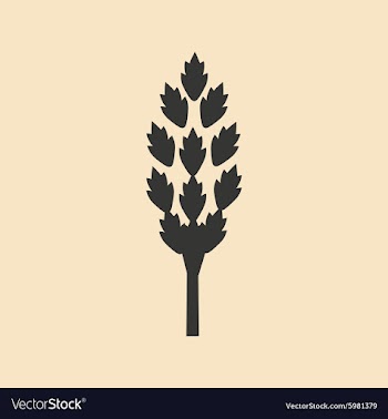 Flat in black and white mobile application tree vector image