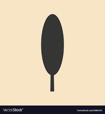 Flat in black and white mobile application tree vector image