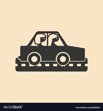 Flat in black and white mobile application trip vector image