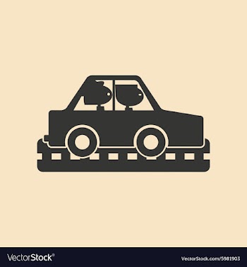 Flat in black and white mobile application trip vector image