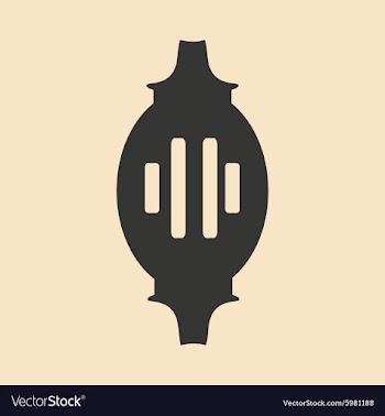 Flat in black and white mobile application Turkish vector image