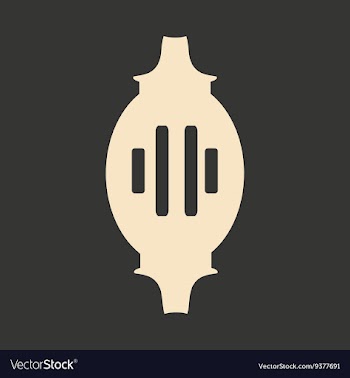 Flat in black and white mobile application Turkish vector image