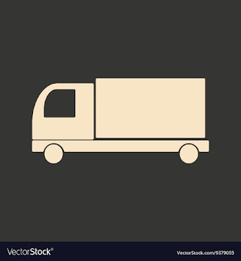 Flat in black and white mobile application van vector image