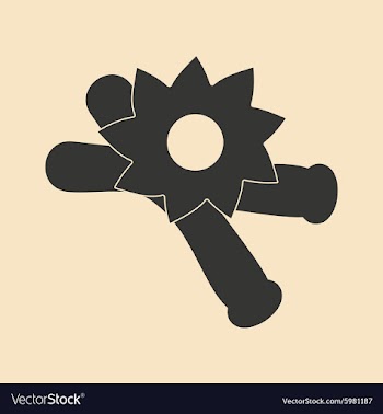 Flat in black and white mobile application vanilla vector image