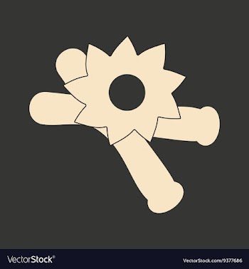 Flat in black and white mobile application vanilla vector image