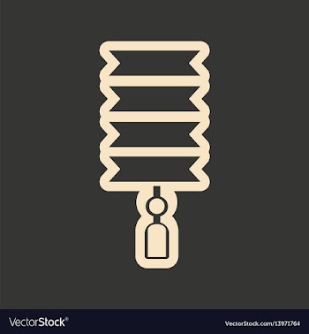 Flat in black and white mobile application vector image