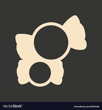 Flat in black and white mobile application vector image