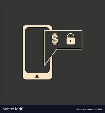 Flat in black and white mobile application vector image