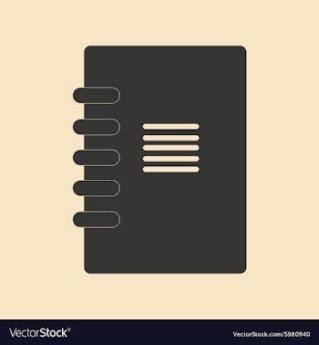 Flat in black and white mobile application vector image