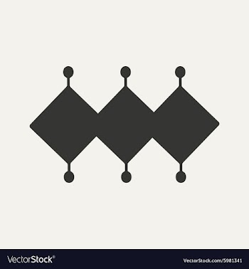 Flat in black and white mobile application vector image