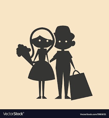 Flat in black and white mobile application vector image