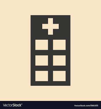 Flat in black and white mobile application vector image
