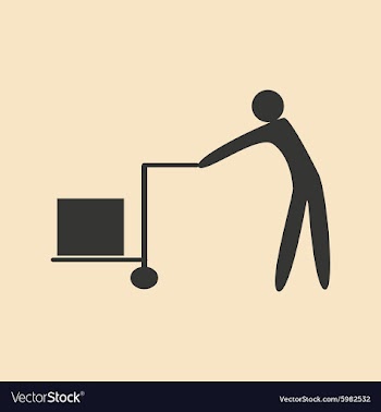 Flat in black and white mobile application vector image