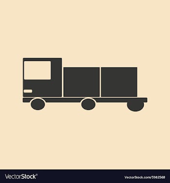 Flat in black and white mobile application vector image