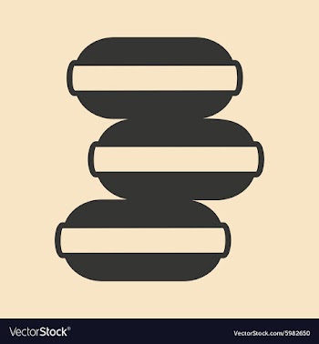 Flat in black and white mobile application vector image