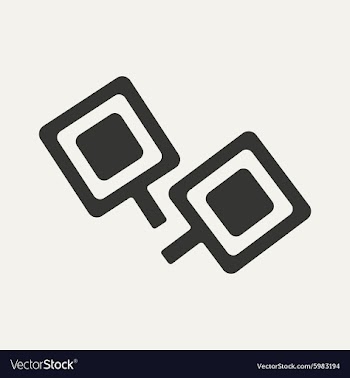 Flat in black and white mobile application vector image