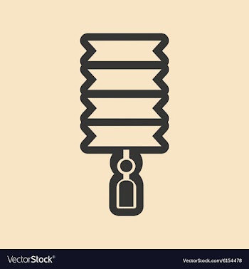 Flat in black and white mobile application vector image