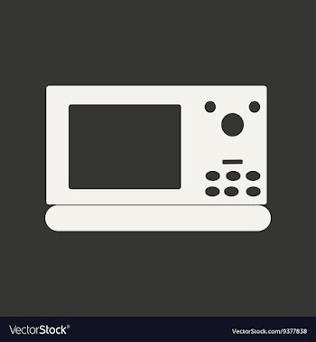 Flat in black and white mobile application vector image