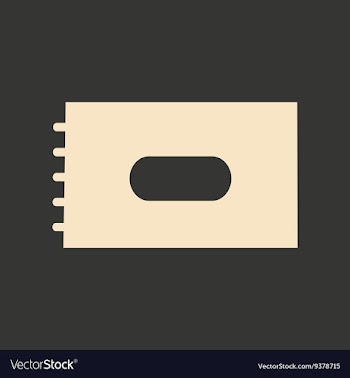 Flat in black and white mobile application vector image
