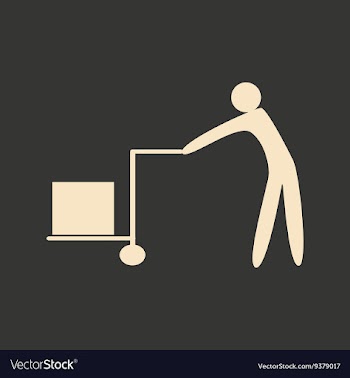 Flat in black and white mobile application vector image