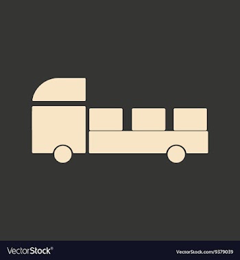 Flat in black and white mobile application vector image