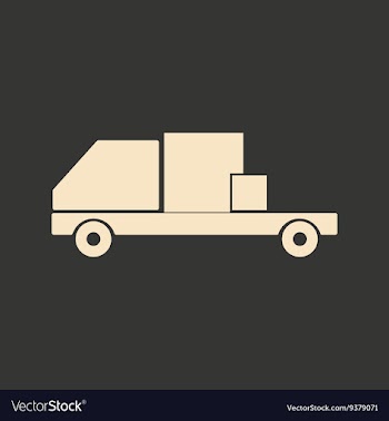 Flat in black and white mobile application vector image