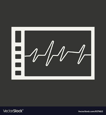 Flat in black and white mobile application vector image