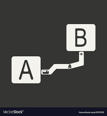 Flat in black and white mobile application vector image