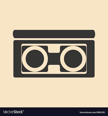 Flat in black and white mobile application video vector image