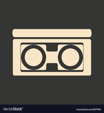 Flat in black and white mobile application video vector image